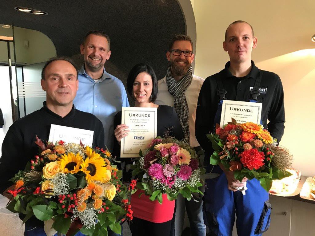 Mitarbeiter Jubil&auml;um