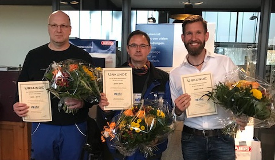 Jubil&auml;um unserer Mitarbeiter